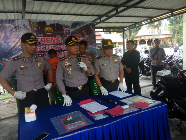 Press Rilis, Kapolresta Ungkap Pelaku Tindak Pidana Penipuan